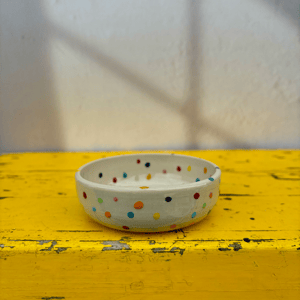 Miniskål FruBoysen prikker – produktbillede