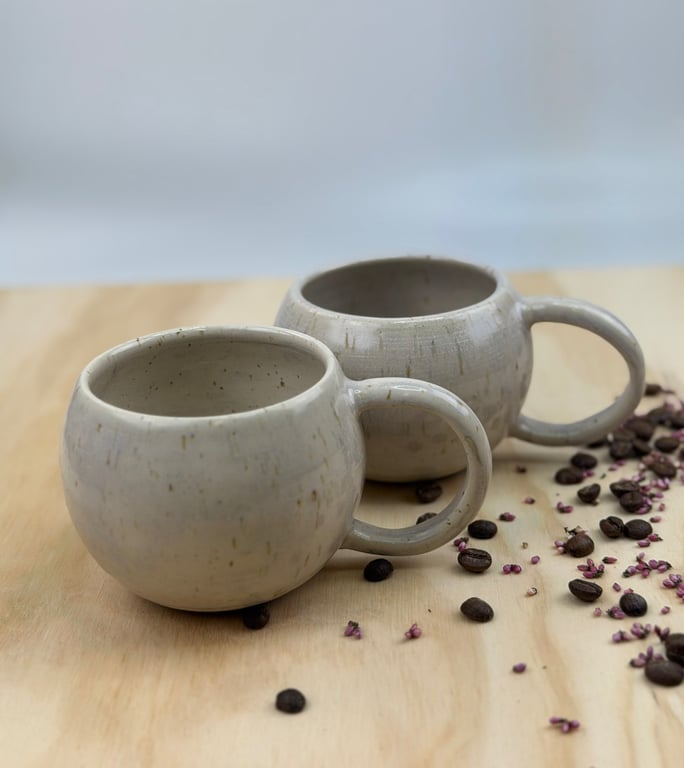 Beige Boble kop (2 ens)  billede 2