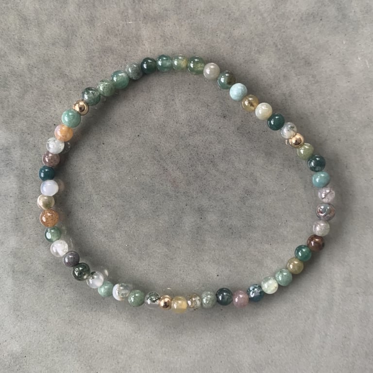 Fancy jaspis armbånd 3mm