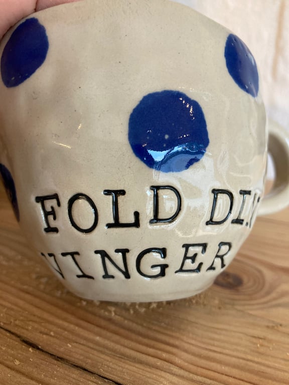 “Fold dine vinger ud” krus. billede 2