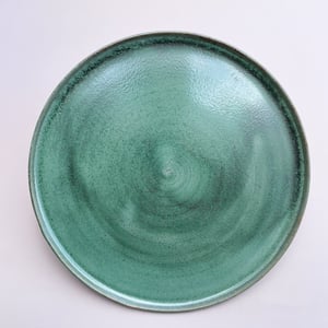 Grøn, kagetallerken – produktbillede