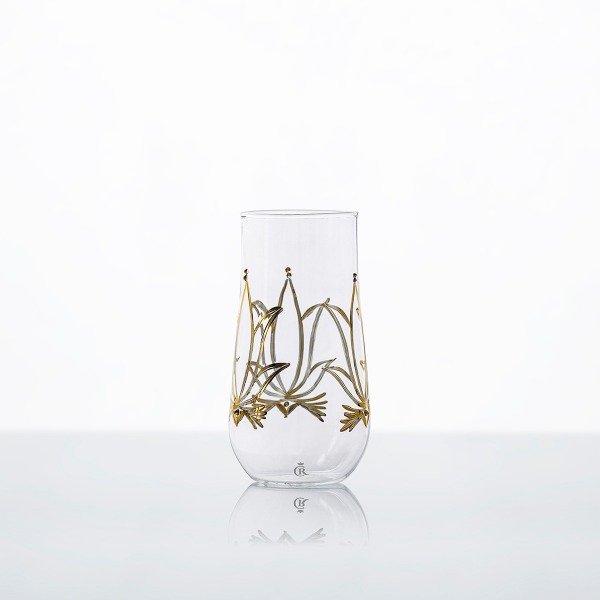 HIGHBALL GLAS TEMPLE GULD 50cl