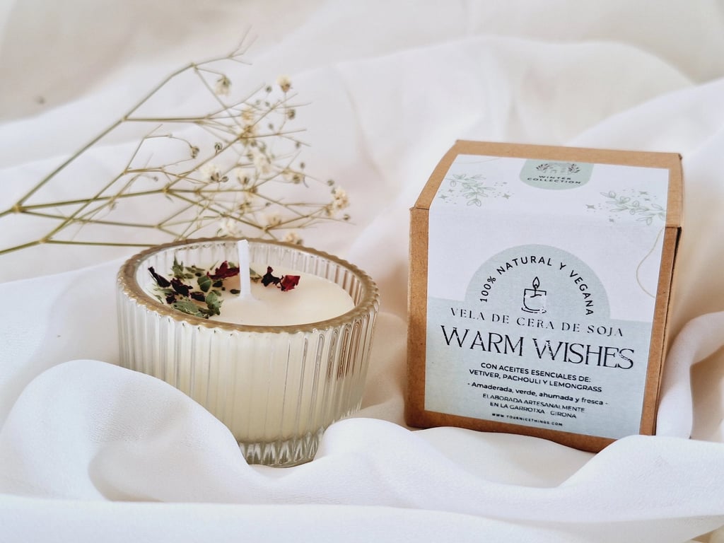 Soja duftlys i glaskrukke "Warm Winter" billede 3