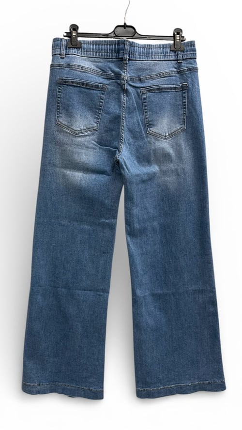Evelyn strech jeans. Denim blue. Findes i str 44-52. (4)