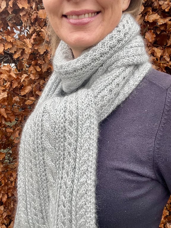 Malmø Scarf strikkeopskrift billede 3