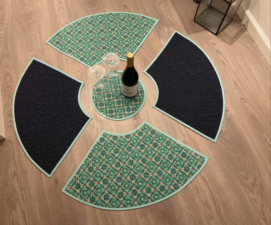 Dækkeservietter til rundt bord billede 2