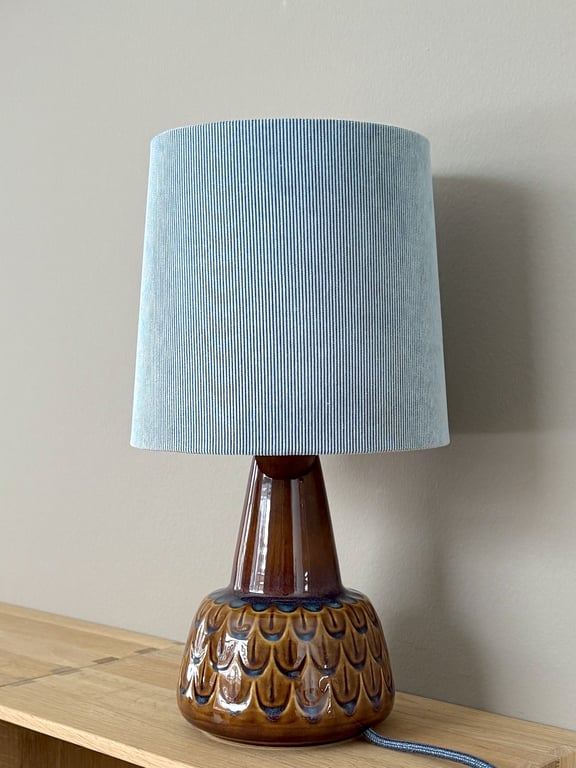 Upcycled vintage bordlampe - Søholm Keramik