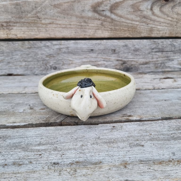 Karseskål "fårnemt" olivengrøn