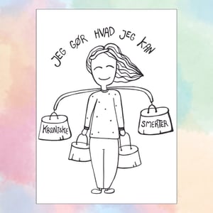 Kort: jeg gør hvad jeg kan, kroniske smerter  – produktbillede