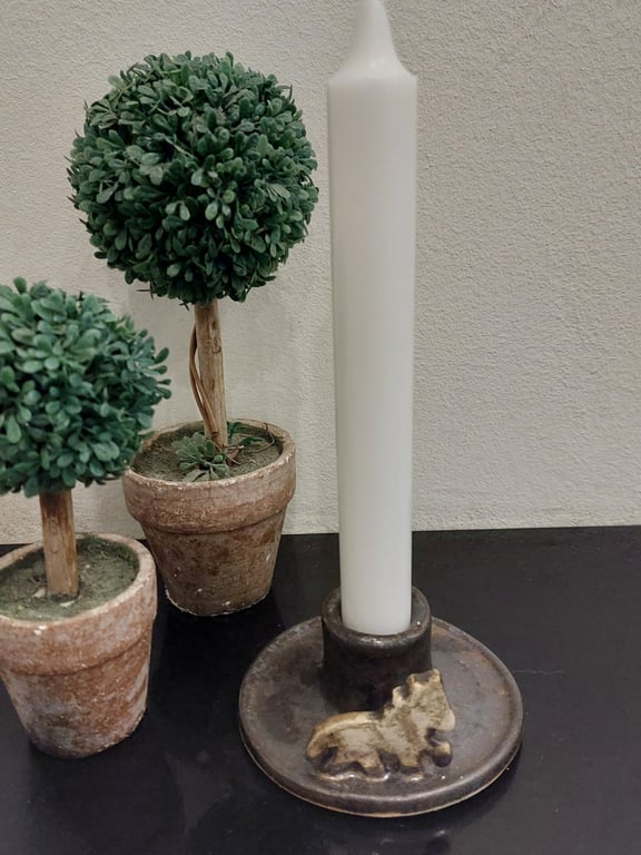 Lysestage med Islænder figur 