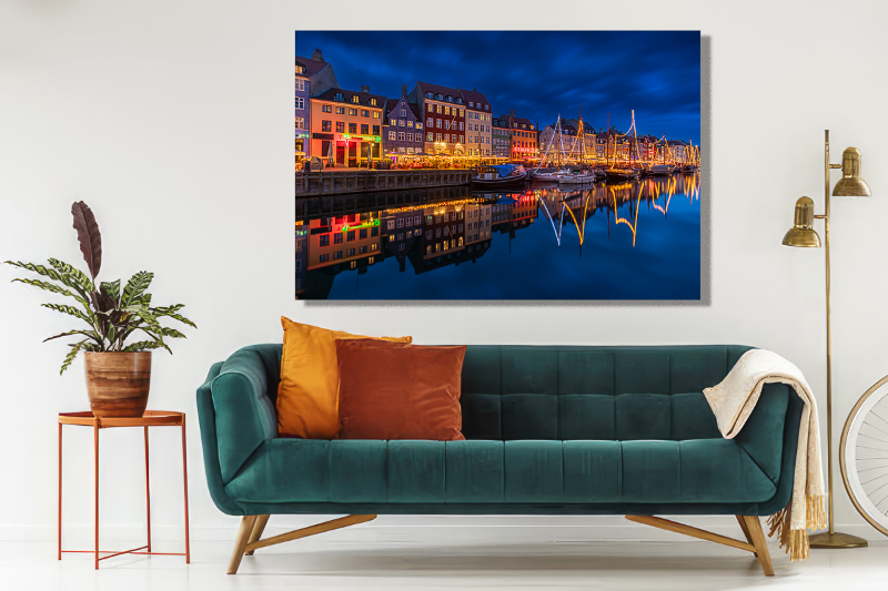 Nyhavn under lysfestivalen i København billede 2