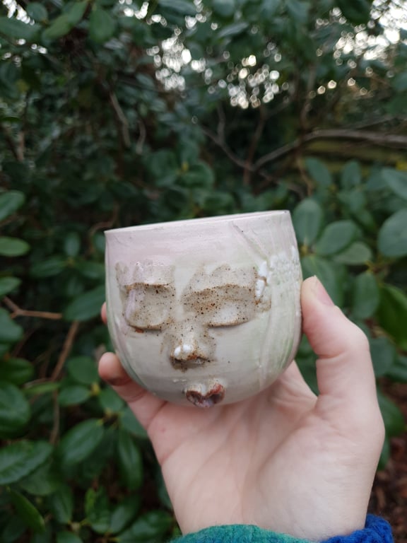 Ansigtskop med hjertemund  billede 3