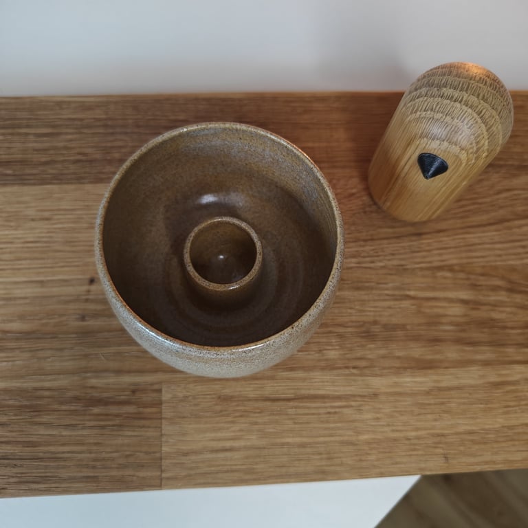 Lysebrun lysestage  billede 3
