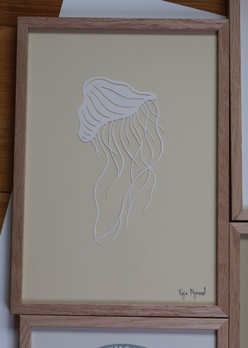 A4 gople nr 76 - Creme - indrammet 