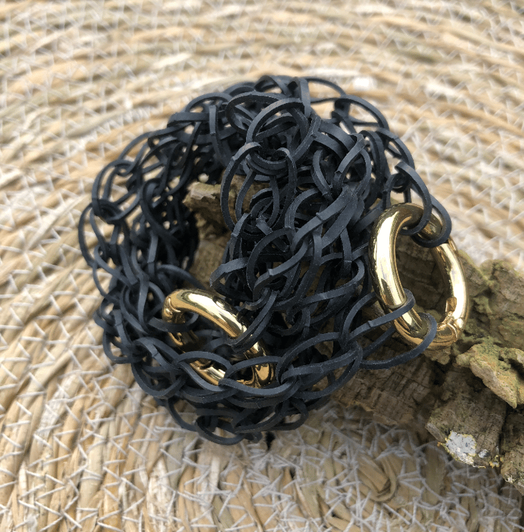 Armbånd af cykelslange