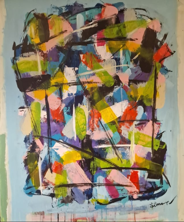#1161 Maleri 100x120cm SOLD billede 2