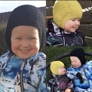 Kit: Elefanthue med super pasform – produktbillede