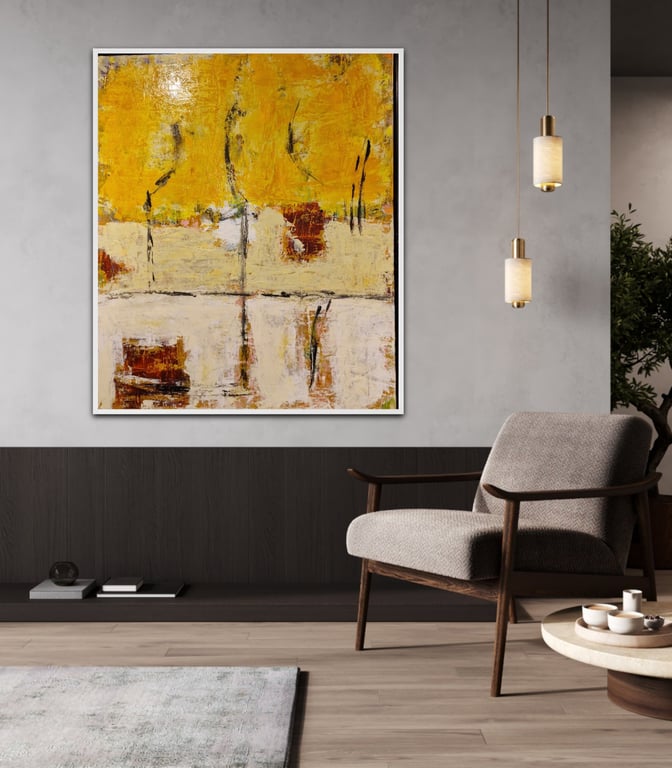 #1293  100 x 120 cm  SOLD billede 2