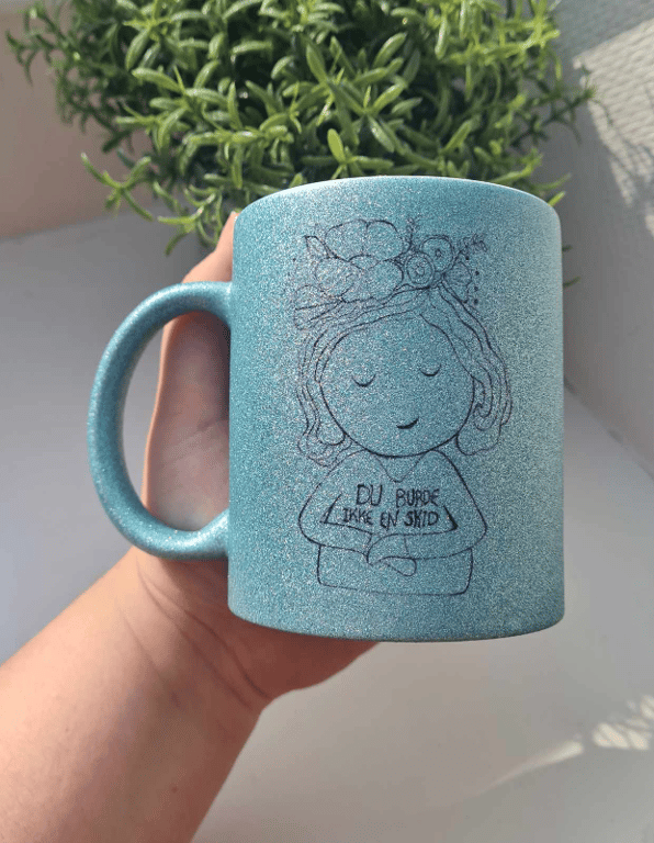 Krus: du burde ikke en skid Lys Blå Glimmer