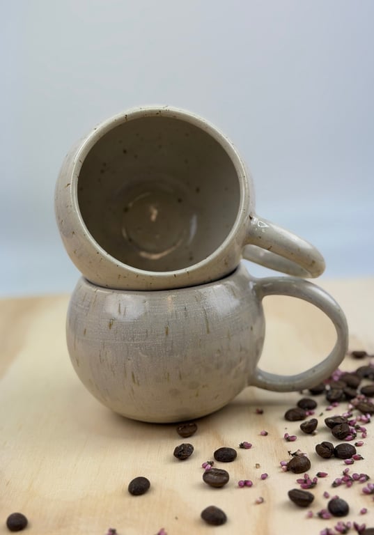 Beige Boble kop (2 ens)  billede 3