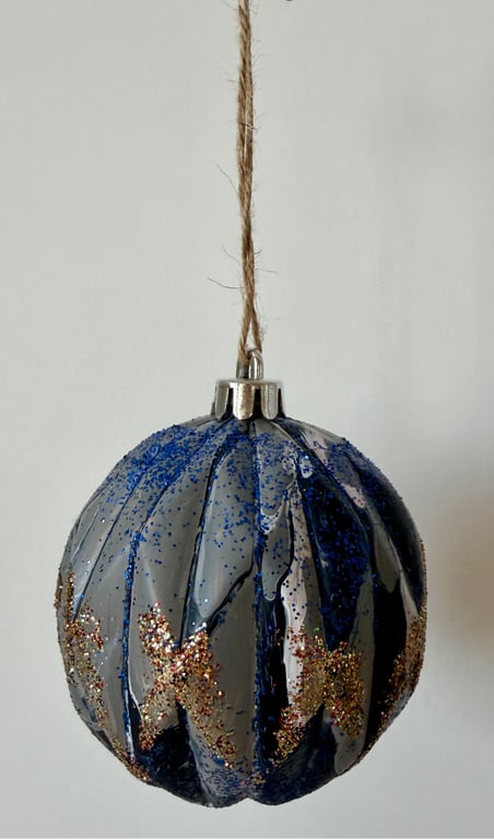 Kunst julekugle 100