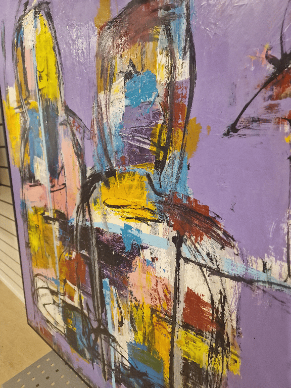 #1251  100x120 cm  SOLD billede 2