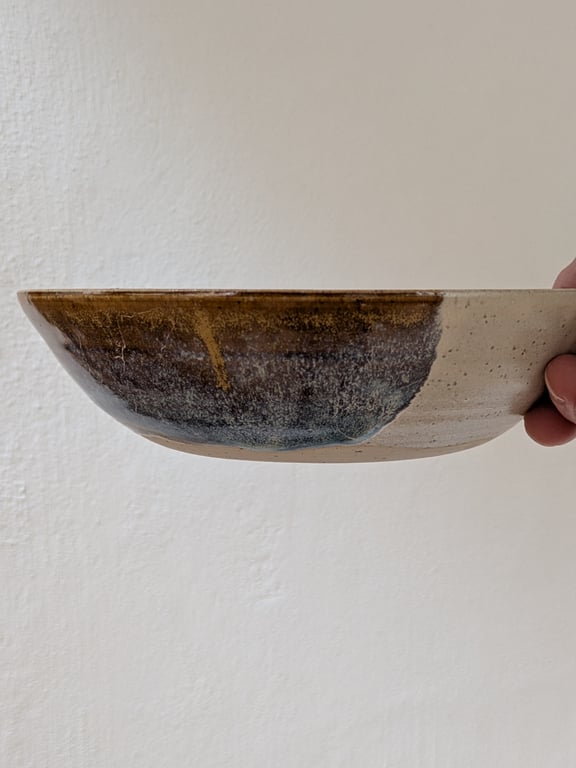 Dyb tallerken brun/beige  billede 2