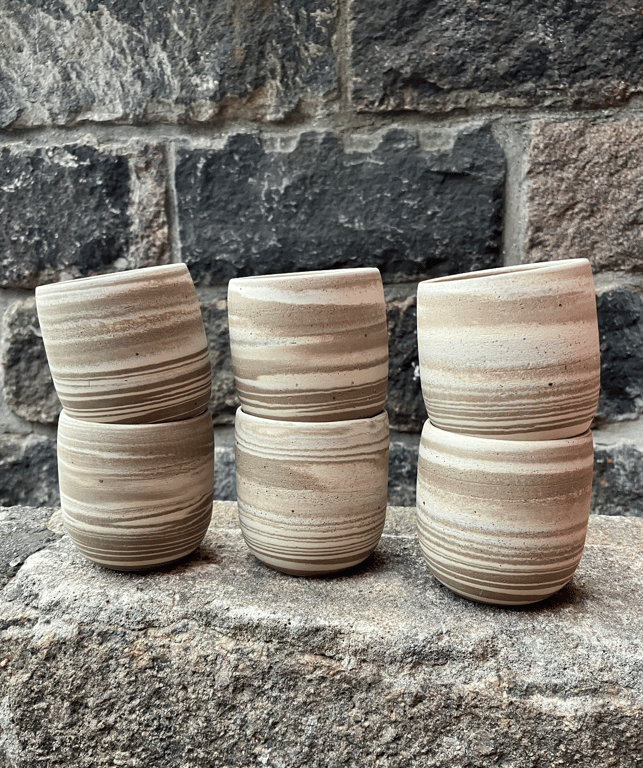 Marmoreret kop, cappuccino billede 8