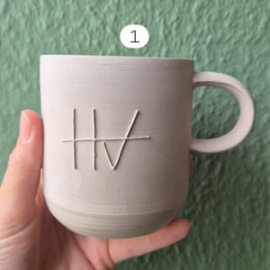 Personlig kop med valgfri motiv/tekst – produktbillede