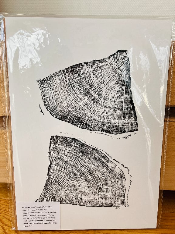 Trætryk - bøgebrænde
