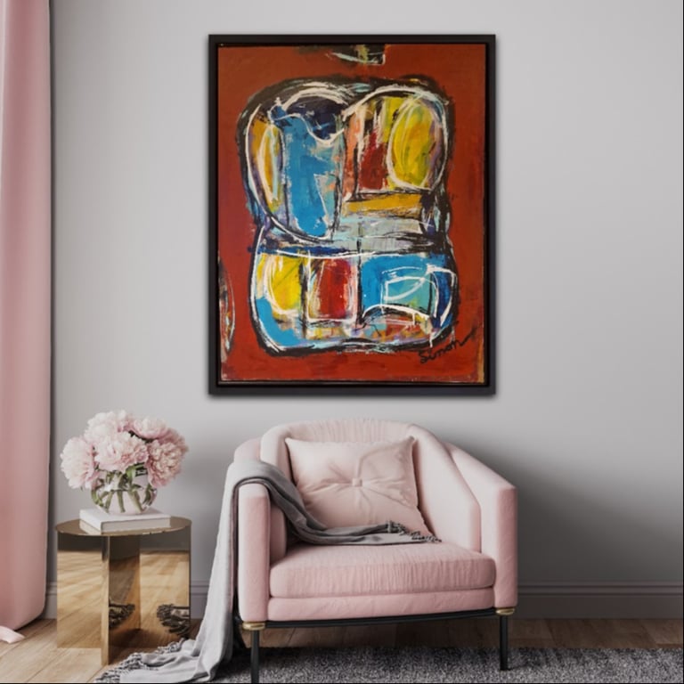 #1169 Maleri 80x100cm SOLD 