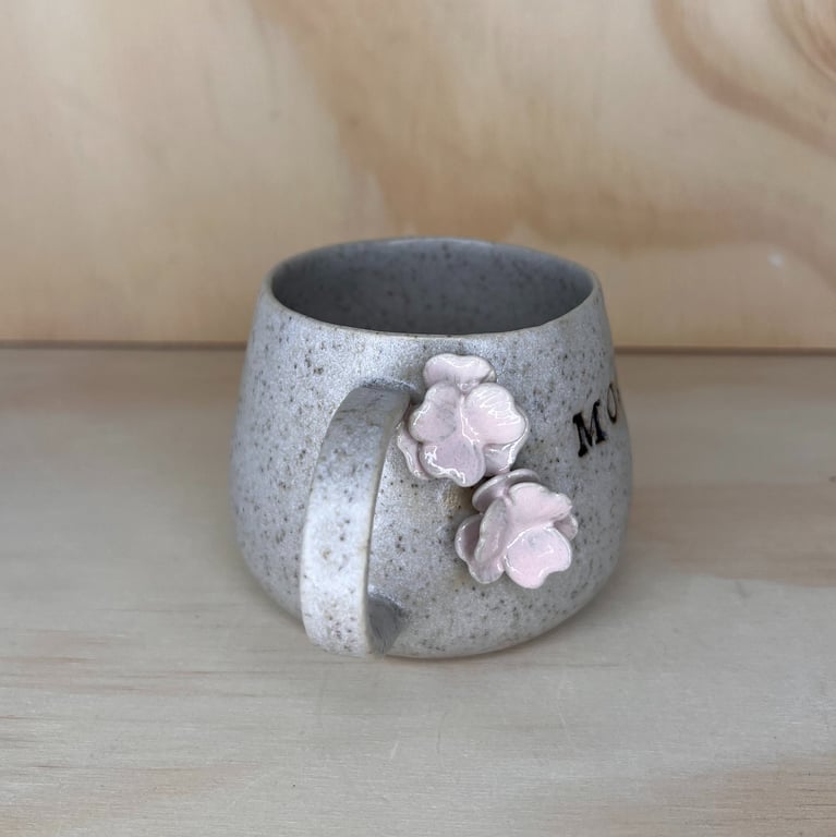 Mor-kop med blomst Lyserød billede 4