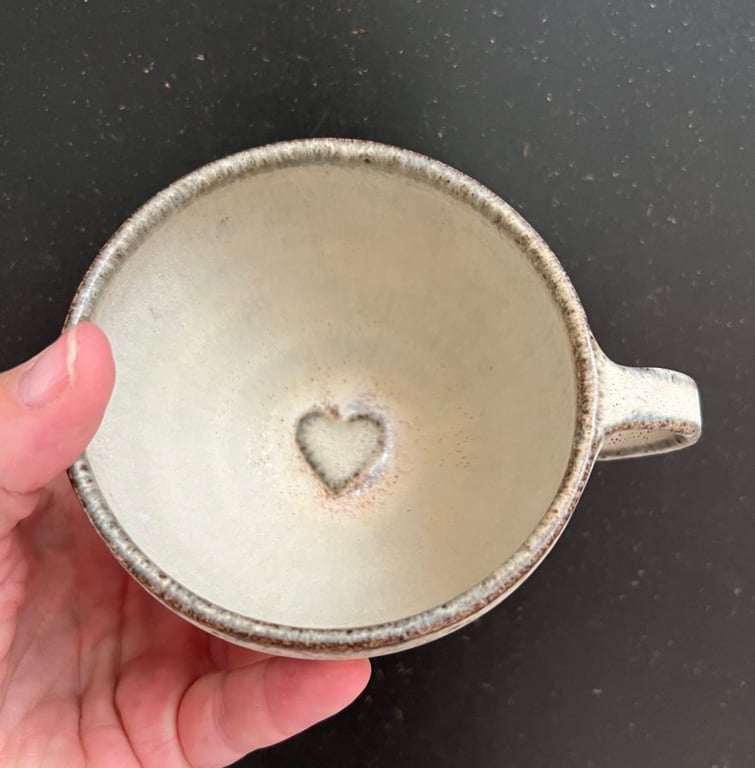 Kop m. hank og hjerte (S) - fløde