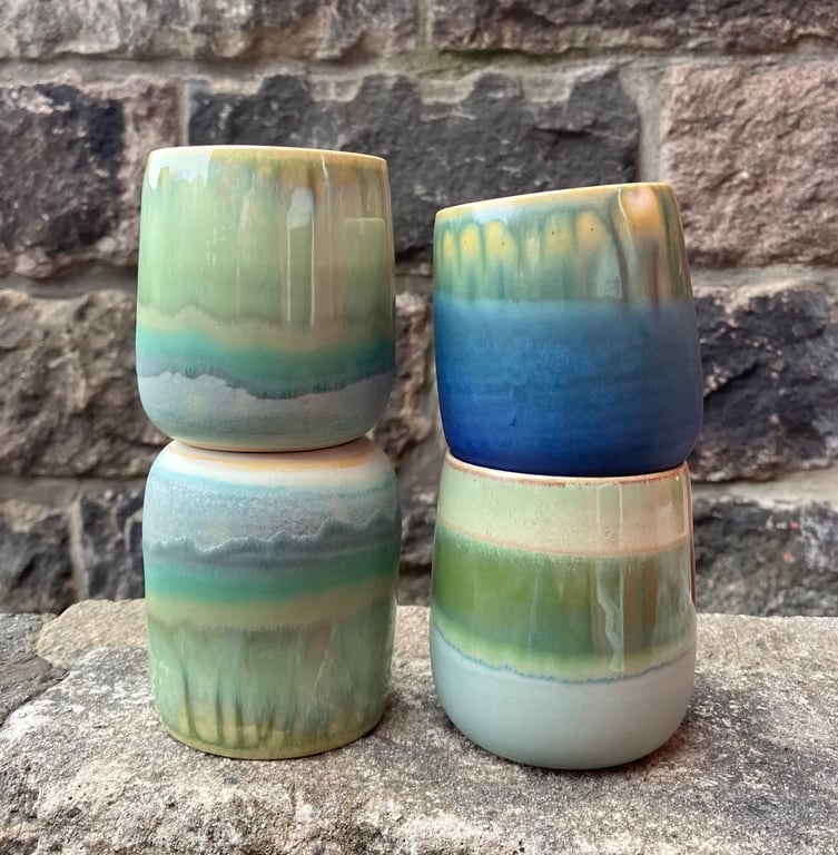 Hånddrejet kop billede 6