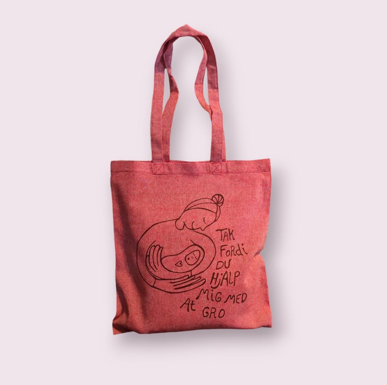 Mulepose: tak fordi du hjalp mig med at gro Mørkerød  (2)