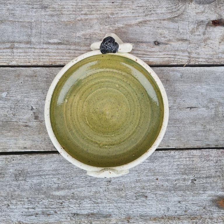 Karseskål "fårnemt" olivengrøn billede 3