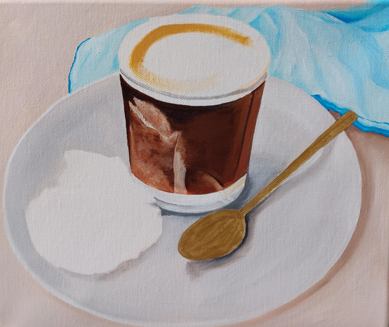 Kaffe med sødt 30*25 billede 2