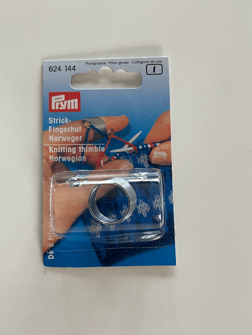 Tilbehør: Garn-holder til fair-isle/to farvestrik