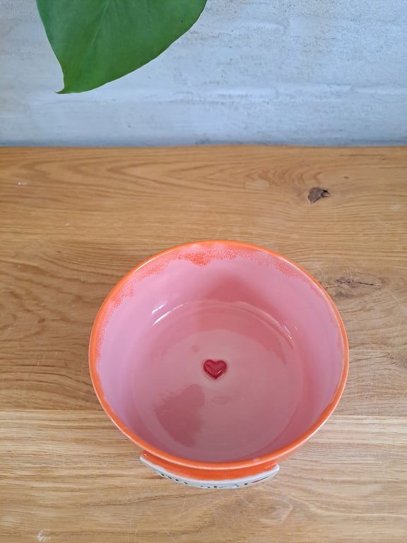 Slikskålen er 14 cm i diameter og 6 cm høj billede 3