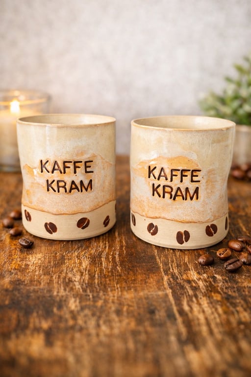 Klemmekrus ”Kaffe Kram” billede 2