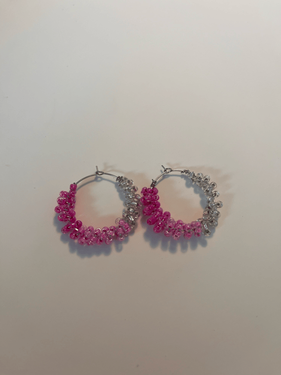 3  Farver i lyserøde og glasperler creole billede 2