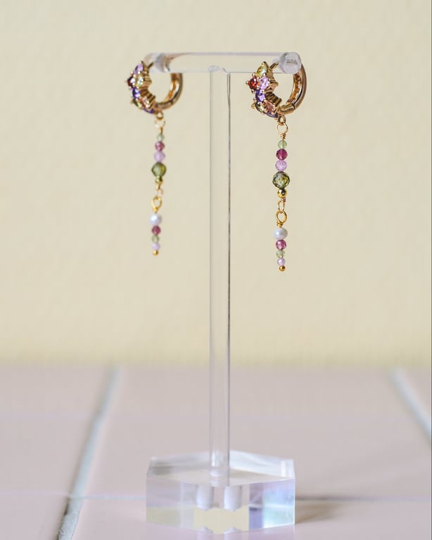 Nora - Grøn/Rosa billede 6