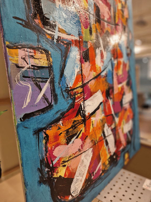 #1253  100x150cm  SOLD billede 3