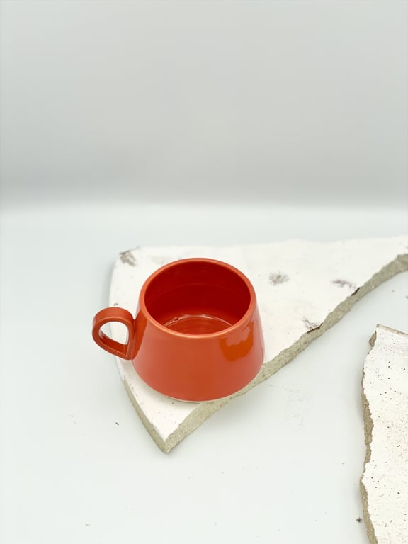 Knaldrød med hank  billede 2