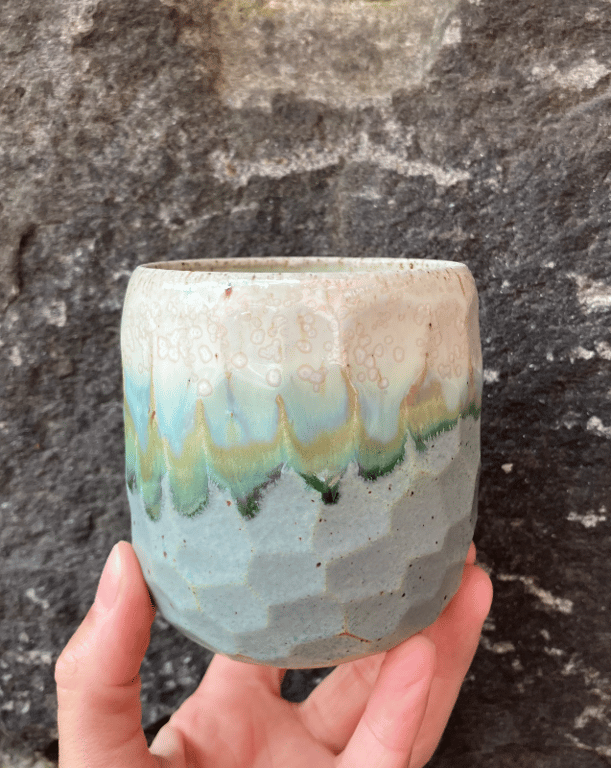 Facetskåret unika kop billede 3