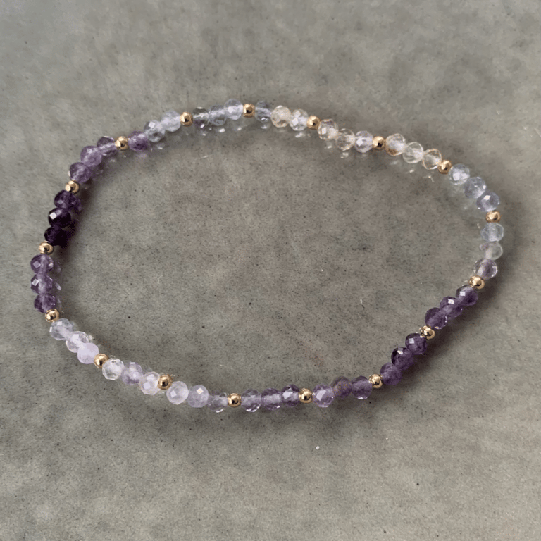 Fluorit armbånd 3mm