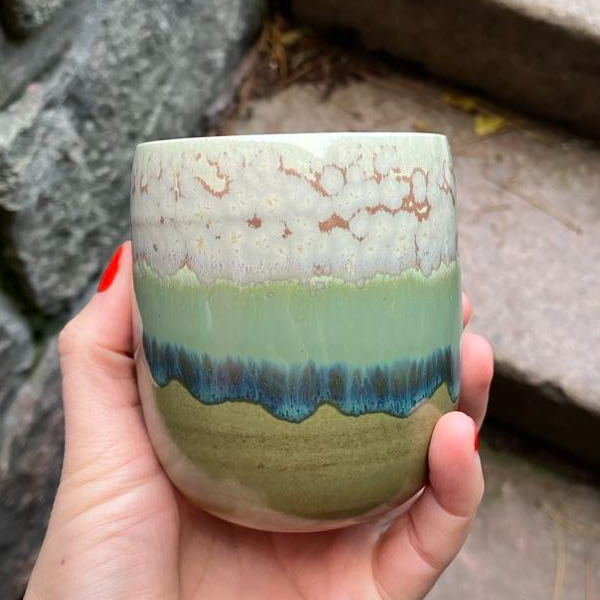 Hånddrejet kop  billede 4