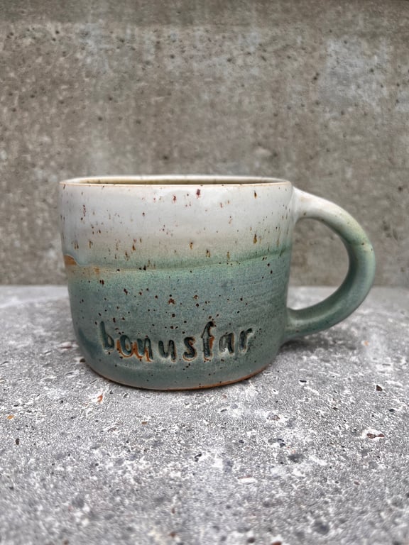 Grøn bonusfar. 340 ml. H: 7 cm billede 2