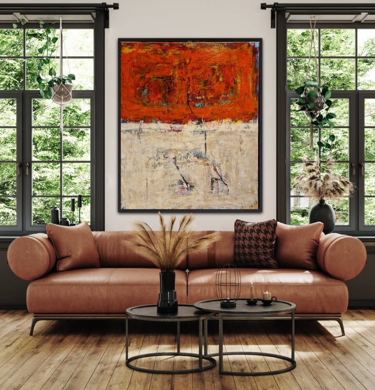 #1305  100 x 120 cm  SOLD  billede 2