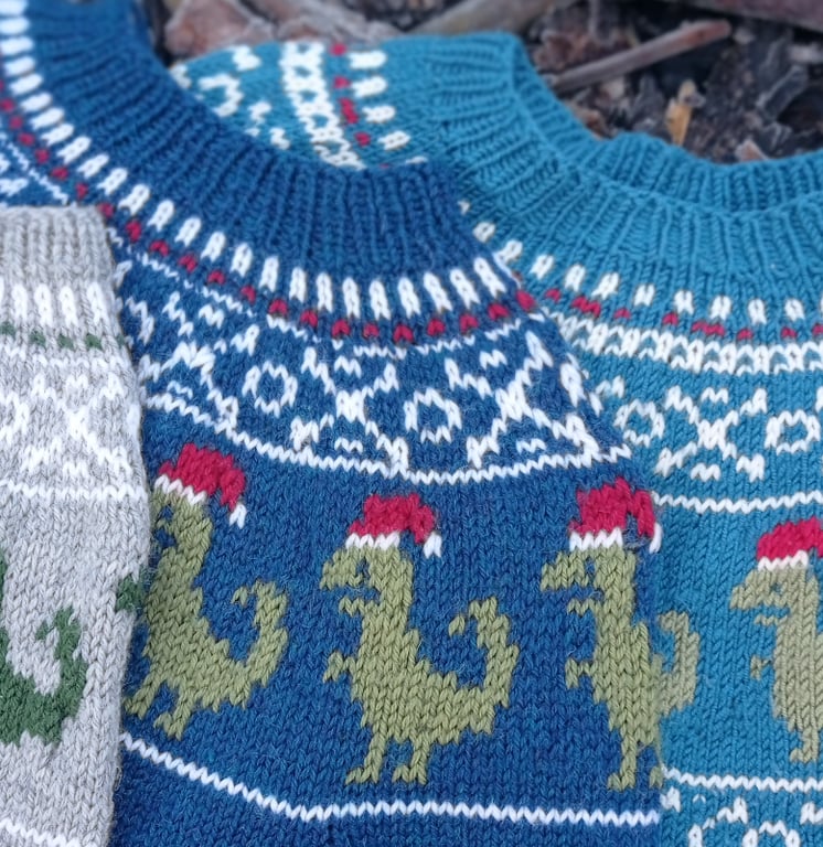 Juledino Sweater  billede 2